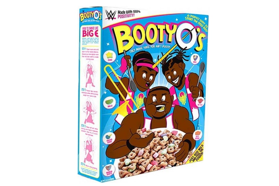 WWE Booty Os cereal