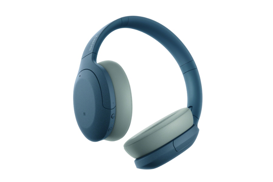 blue wireless noise cancelling headphones