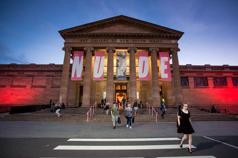 Art gallery of NSW at night