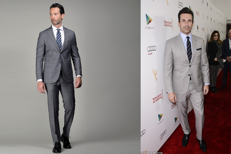 what colour shirt goes with a grey suit