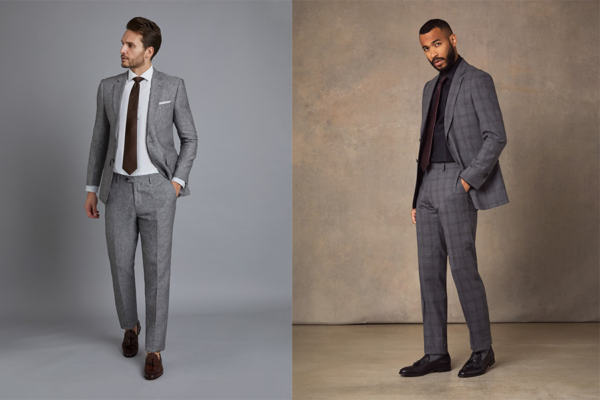 which colour of shirt goes with grey suit