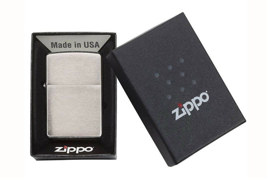 zippo lighter in box