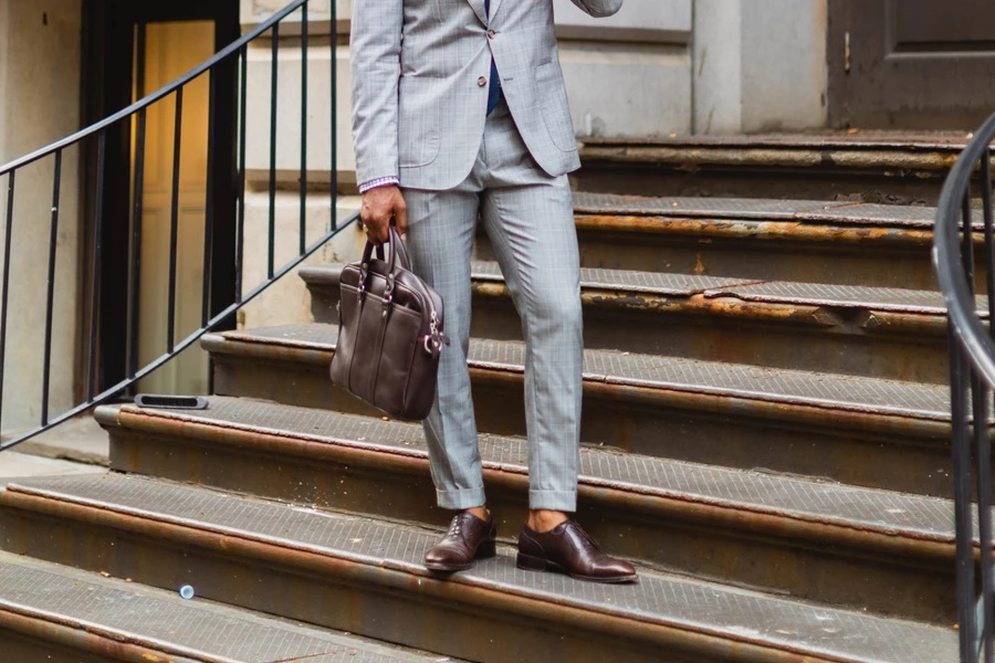 light gray suit combinations