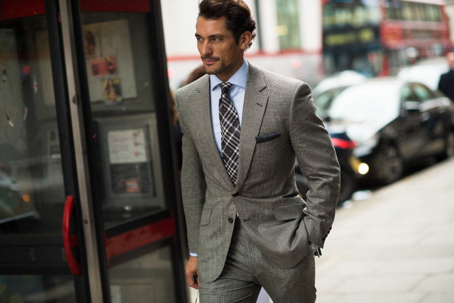 for Men Burberry Suit in Steel Grey Grey Mens Clothing Suits 