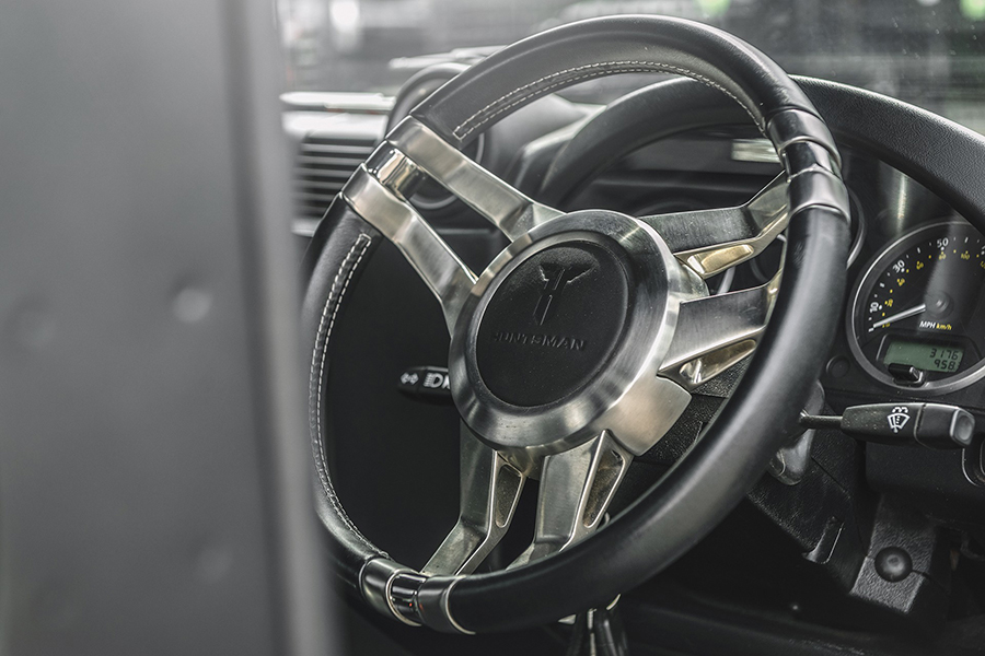 Land Rover Defender steering wheel