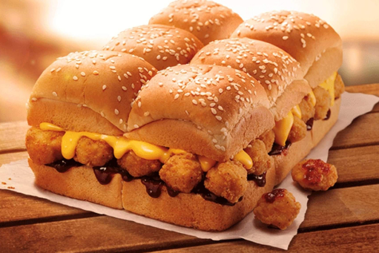 KFC Australia's Popcorn Chicken Slab Secret Menu Item Man of Many