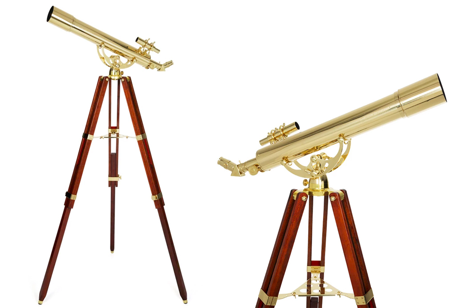 Celestron Ambassador 80 Brass and Mahogony Telescope