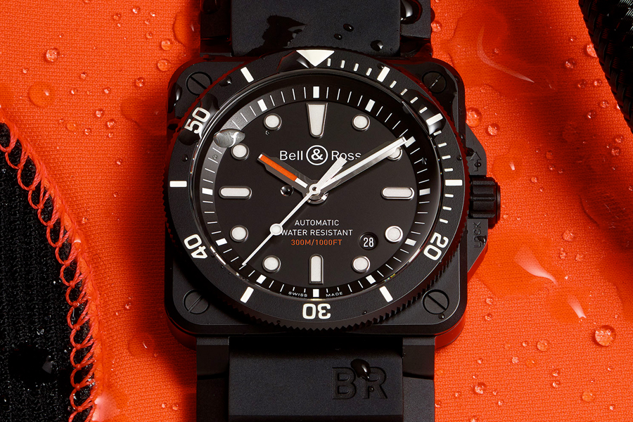 Dial of Bell & Ross BR 03-92 Diver watch