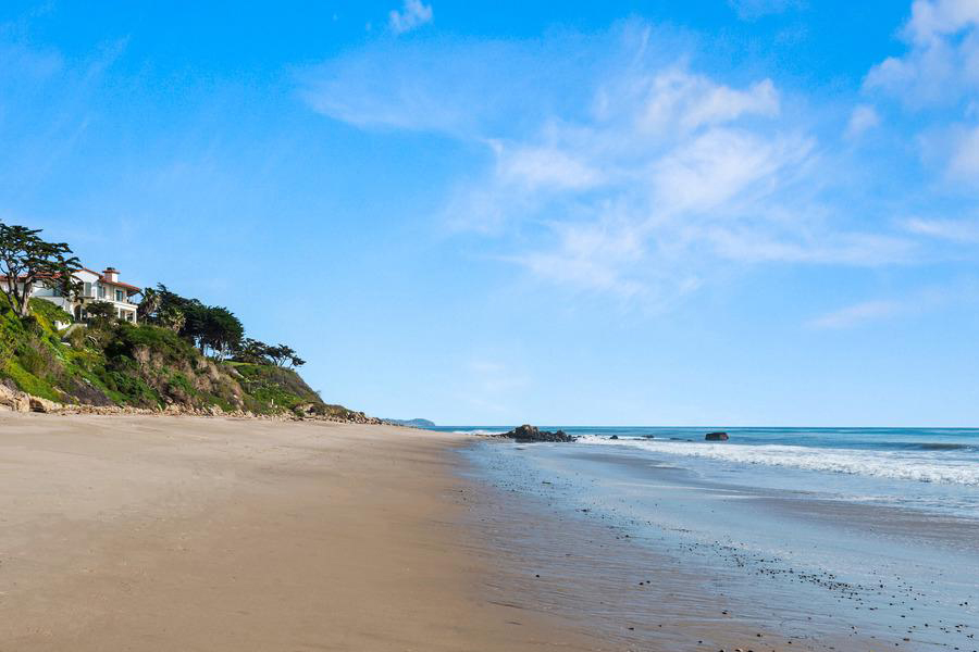 $65 Million Malibu Home beach view