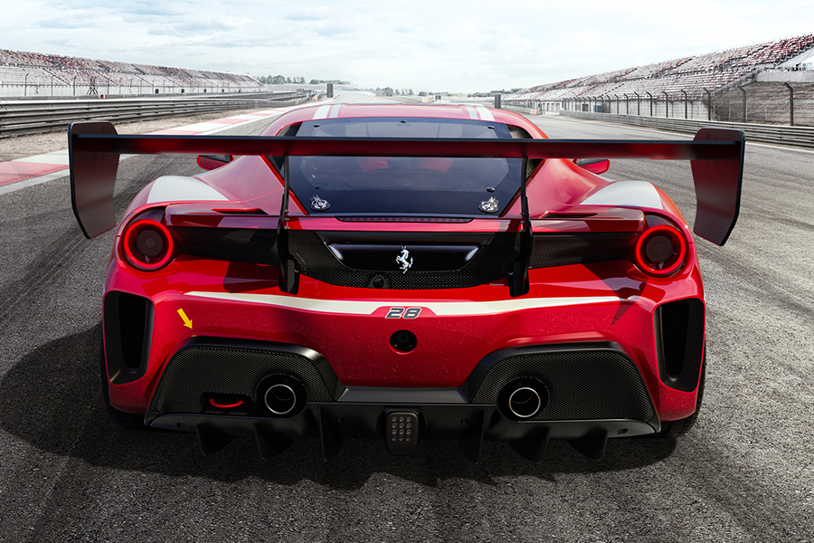 Ferrari 488 Challenge Evo back