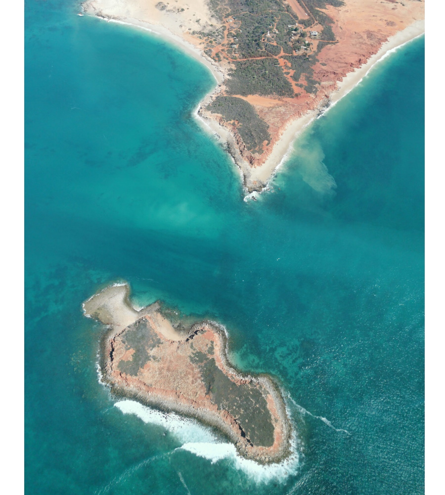 bird's eye view of Broome Western Australia