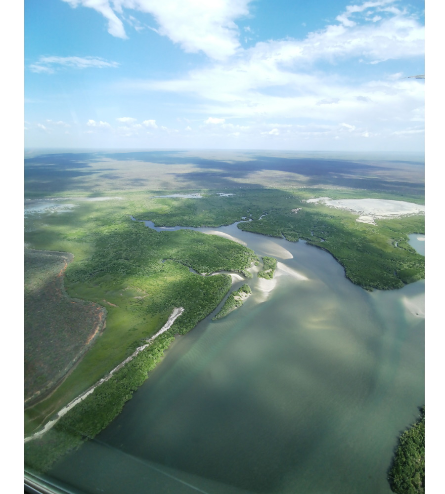 bird's eye view of Broome Western Australia