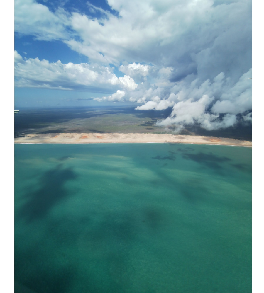 bird's eye view of Broome Western Australia