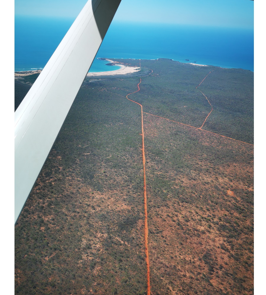 bird's eye view of Broome Western Australia
