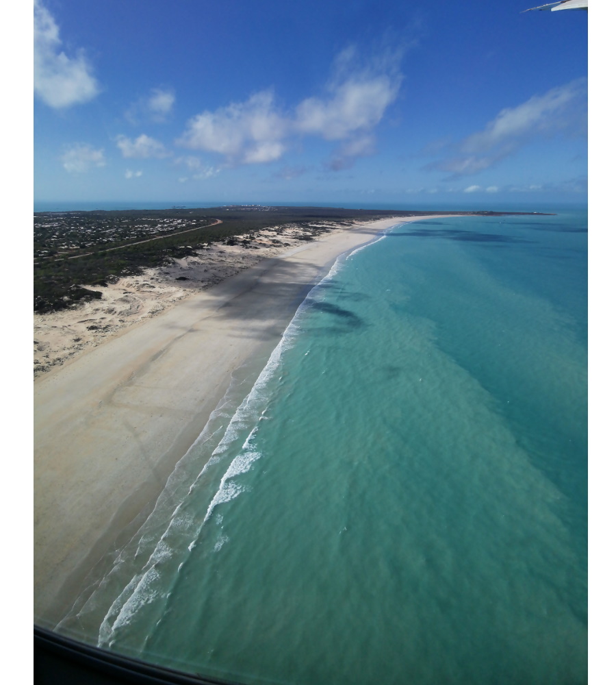 bird's eye view of Broome Western Australia