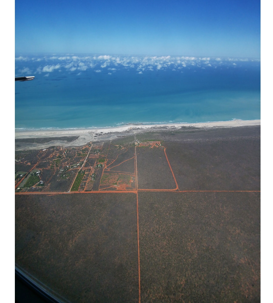 bird's eye view of Broome Western Australia