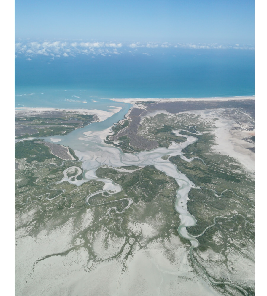 bird's eye view of Broome Western Australia