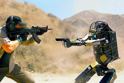 Bosstown Dynamics Makes Soldiers Obsolete with Robots