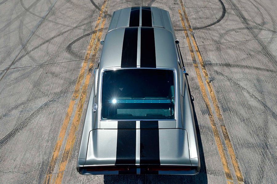 ford mustang eleanor top view