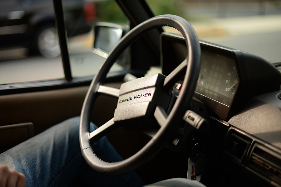 land rover steering wheel