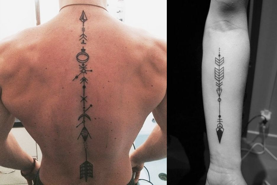 Tattoo Inspiratie Man SDQ88 AGBC   40 Tattoo Ideas For Men Arrow Tattoos 