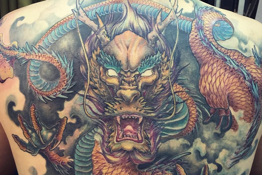 dragon tattoo for men arm