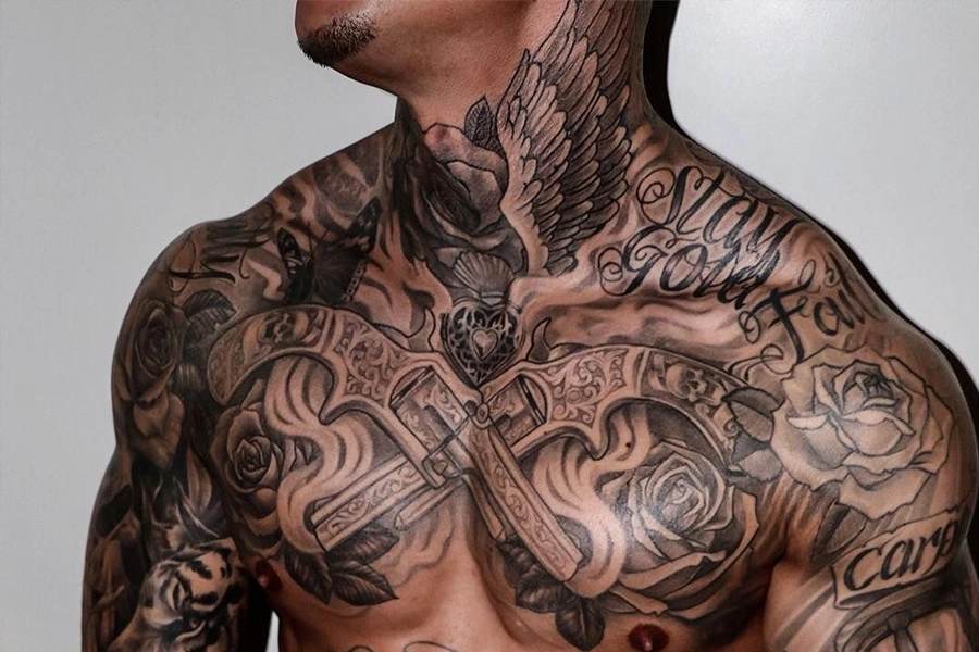 Meaningful Tattoos For Men Neck