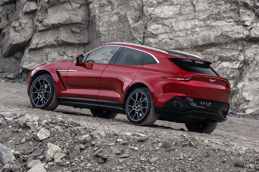 Aston Martin DBX side back view