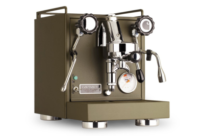 Carhartt Brews Coffee with Military Inspired Espresso Machine