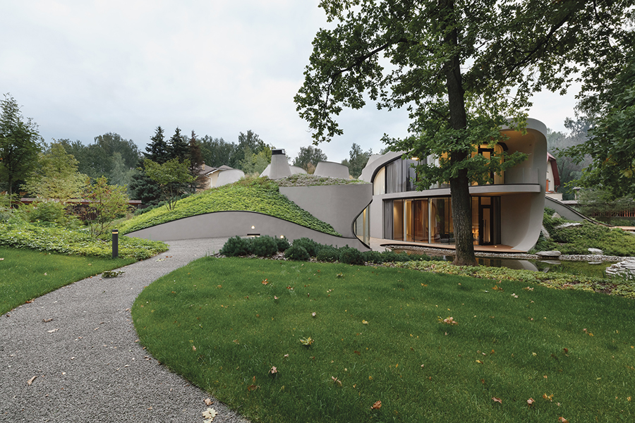 house in the landscape