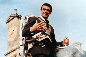 James Bond with a jetpack