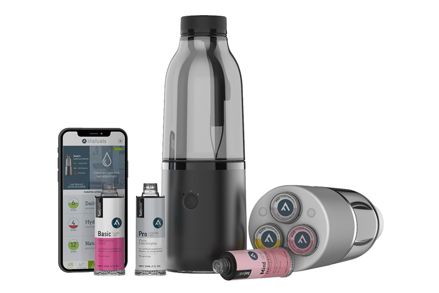 Botella de agua inteligente del futuro, LifeFuels Smart Bottle