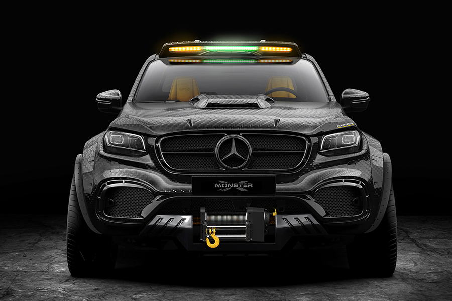 mercedes benz x class exy monster concept vehicle