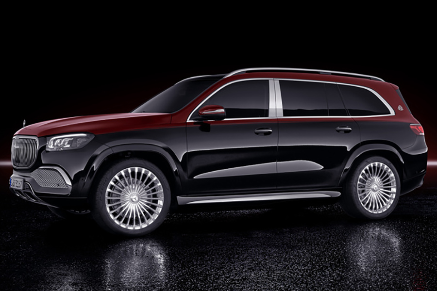 Mercedes Benz x maybach side view