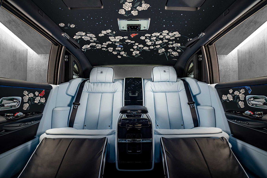 RollsRoyce’s Bespoke Phantom Features 1 Million Stitches Man of Many