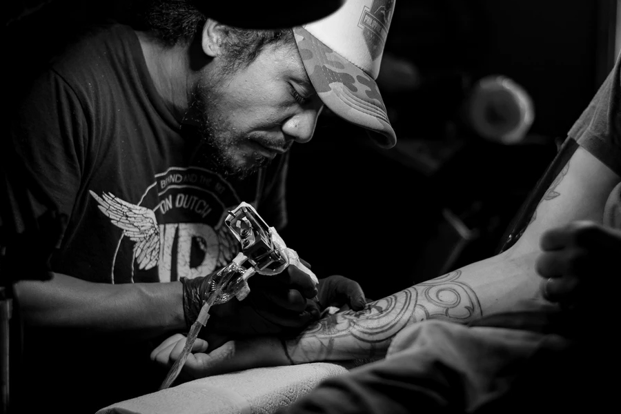 Tatto artist tattoo for men