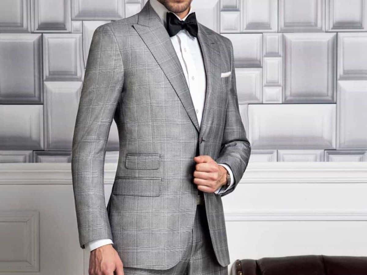 man wearing germanicos bespoke tailors suit