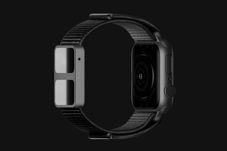 apple watch back view