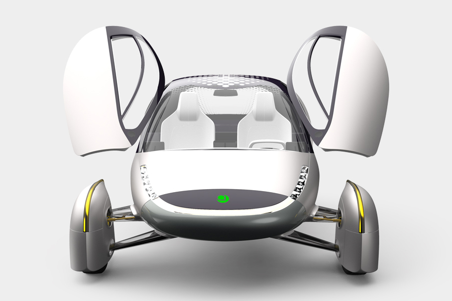 Aptera Motors’ Solar-Powered EV front view