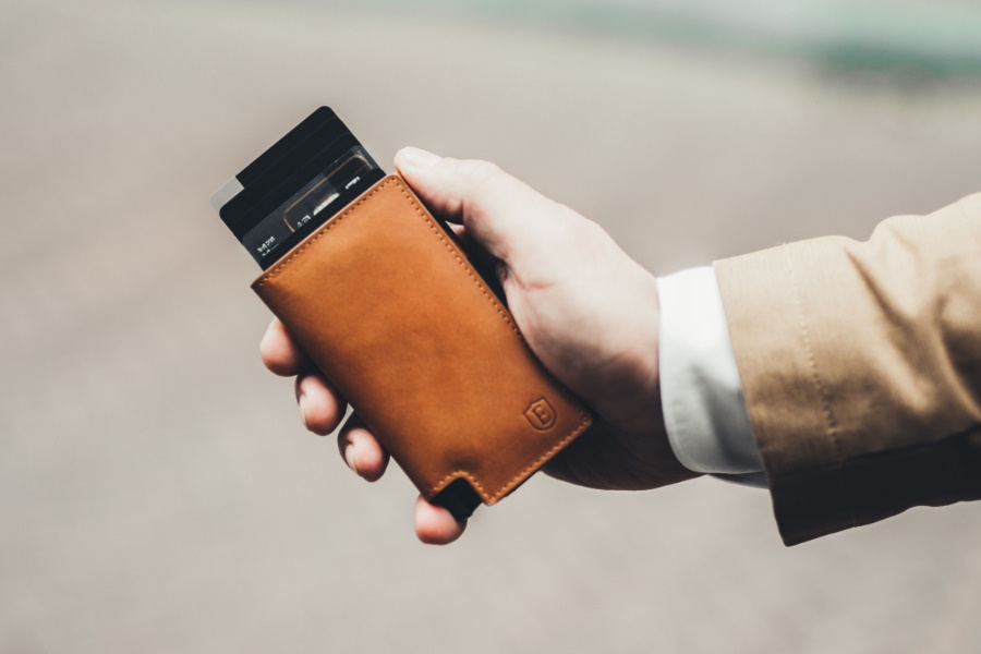 ekster smart leather wallet