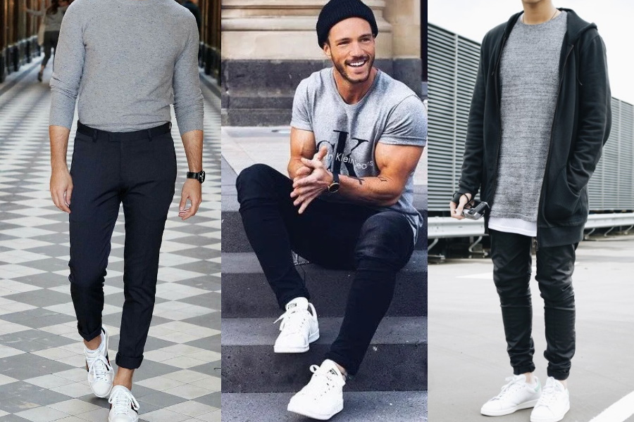 How To Wear White Shoes With Black Jeans Or Pants Atelier yuwa ciao jp
