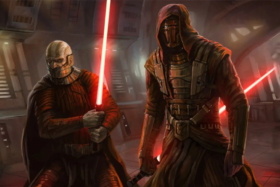 A screen from Knights of the Old Republic