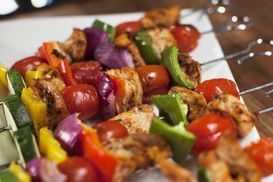 chicken meat grill kebab