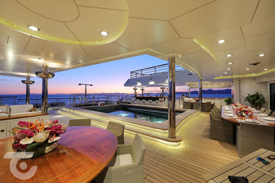 octopus yacht interior