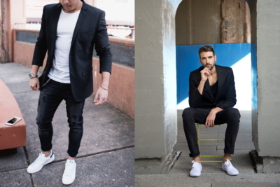 How to Wear White Shoes with Black Jeans | Man of Many