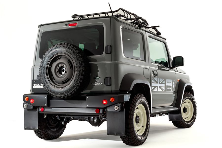 The Jimny 'little d' bodykit for a defender