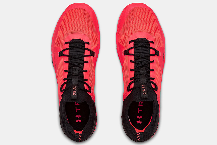 Under Armour training shoe top view