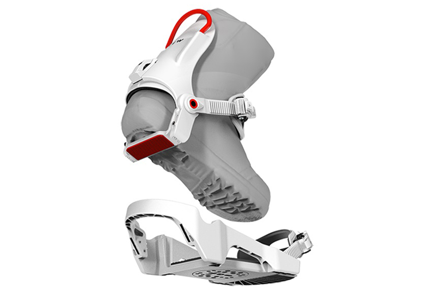 clew Snowboarding Binding back view