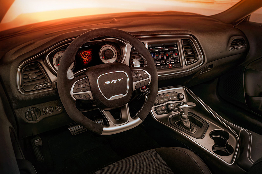 Dodge Demon steering wheel