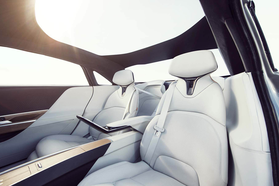 Lucid air deals reclining seats